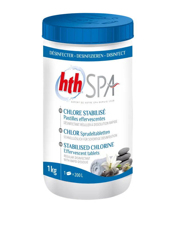 HTH CHLORE PASTILLES EFFERVESCENTES 1KG 1 HTH CHLORE PASTILLES EFFERVESCENTES 1KG