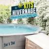 KIT HIVERNAGE PISCINE HORS SOL 5,00x3,00