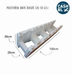 KIT PISCINE ENTERREE CASH BLOC URBAN 5x5 M + ESCALIER -Racer Boutique kit piscine enterree cash bloc urban 5x5 m escalier 2