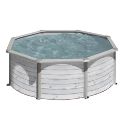 PISCINE ACIER 4,60 H 1,32 CERUSE