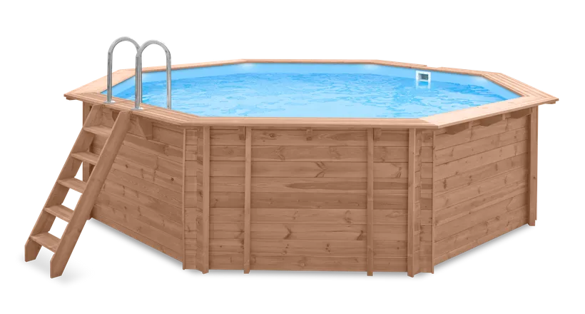 PISCINE BOIS DAKOTA 5.37 H 1.29 LUXE 1 PISCINE BOIS DAKOTA 5.37 H 1.29 LUXE