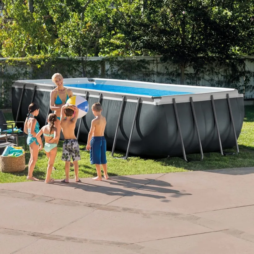 PISCINE INTEX ULTRA XTR RECTANGULAIRE 5,49x2,74 H 1,32 + FILTRE A SABLE 4M3/H 3 PISCINE INTEX ULTRA XTR RECTANGULAIRE 5,49x2,74 H 1,32 + FILTRE A SABLE 4M3/H – Image 3