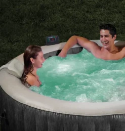 SPA GONFLABLE INTEX PURESPA BALTIK 4pl. GRIS -Racer Boutique spa gonflable intex purespa baltik 4pl gris 5